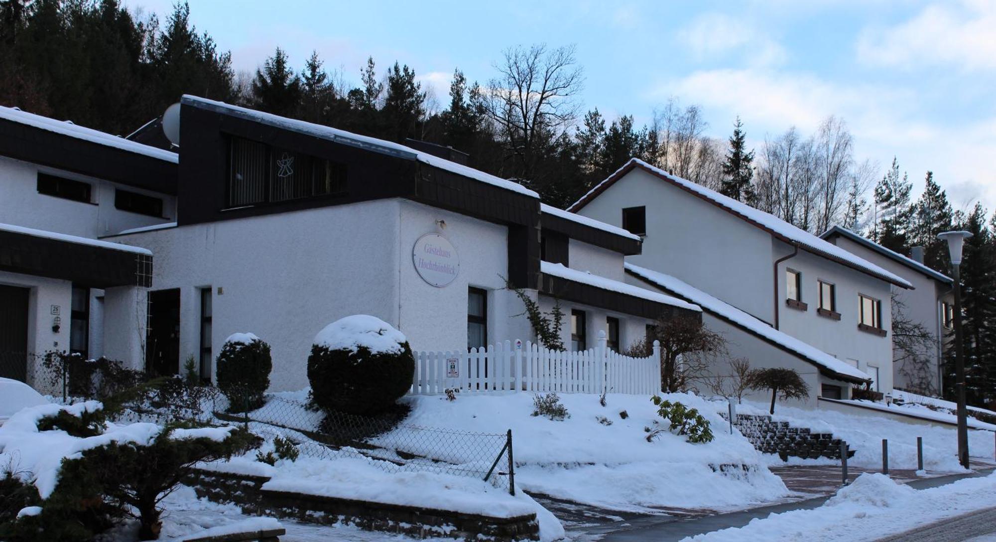 Gaestehaus Hochrhoenblick Schönau an der Brend المظهر الخارجي الصورة