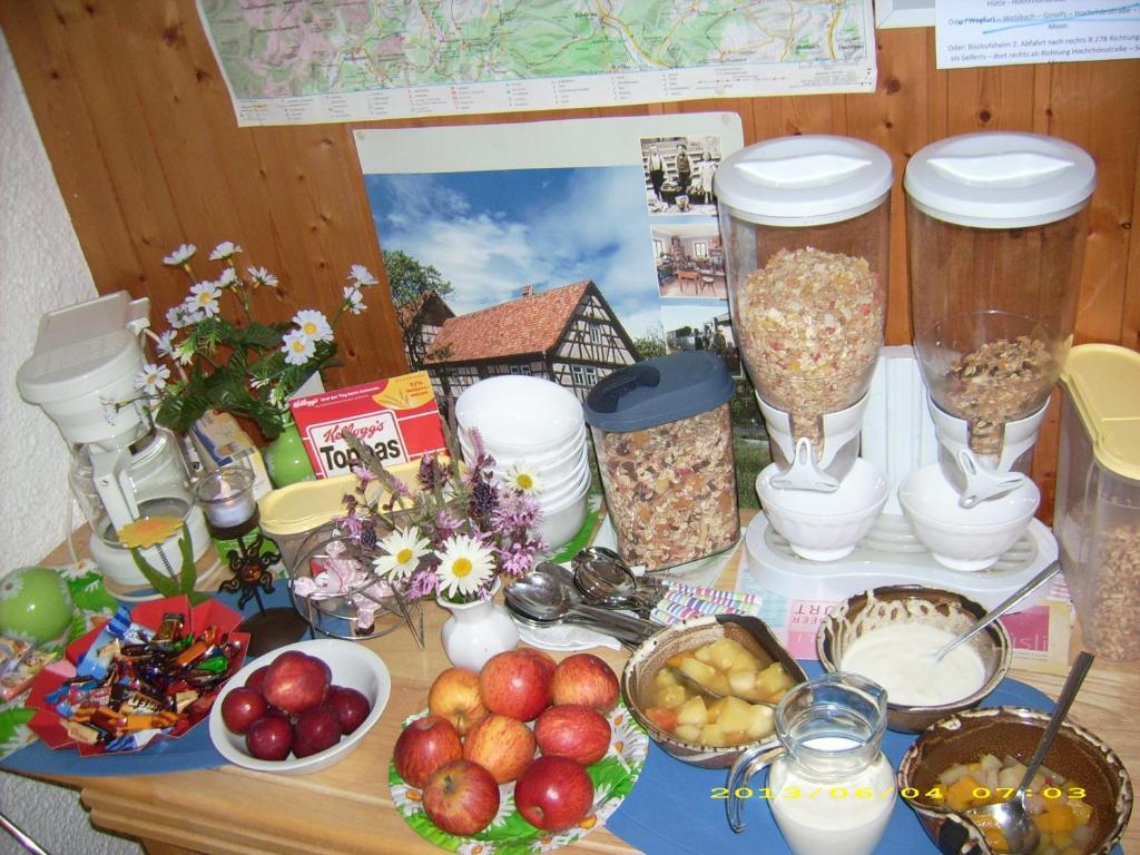 Gaestehaus Hochrhoenblick Schönau an der Brend المظهر الخارجي الصورة